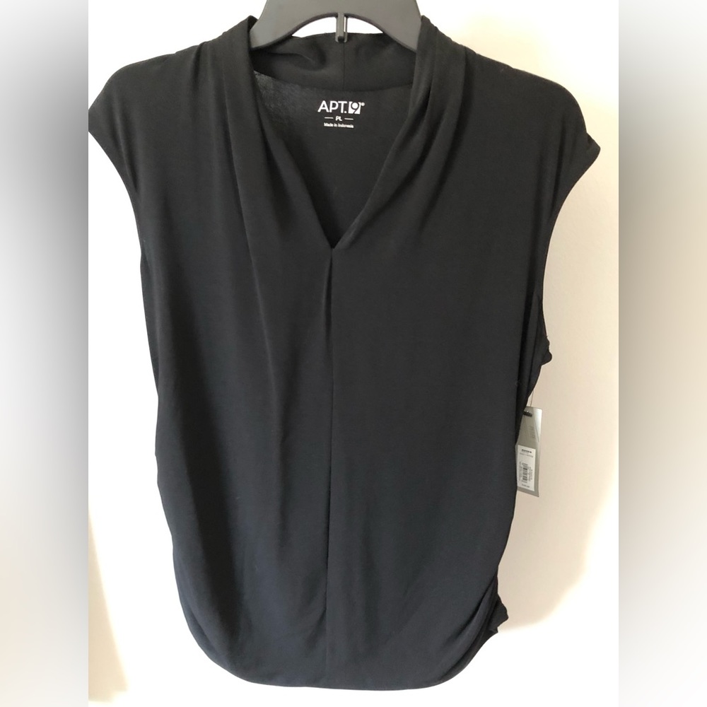 Apt 9 Sleeveless Top with Ruched Sides